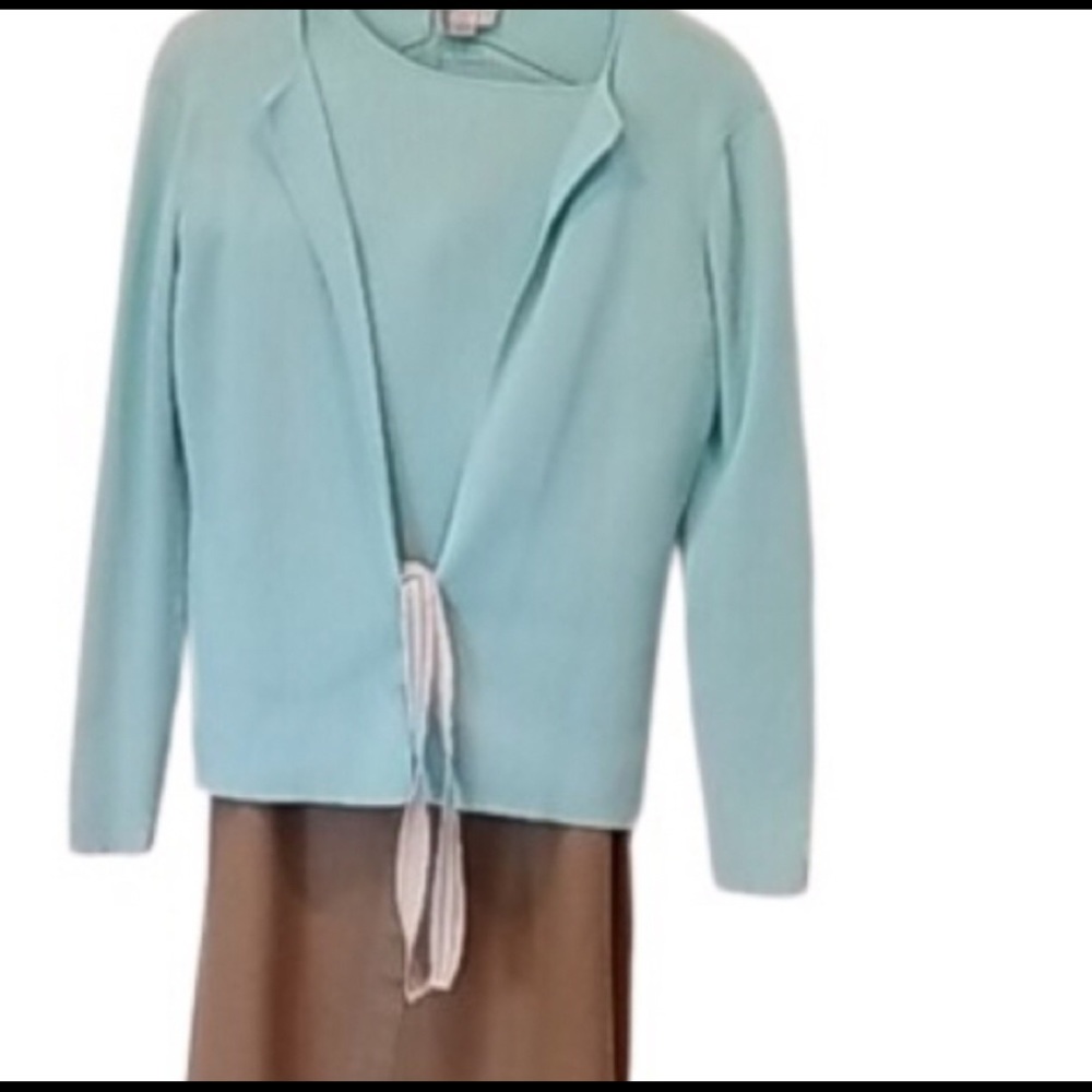 Cerulean Blue Sweater Set